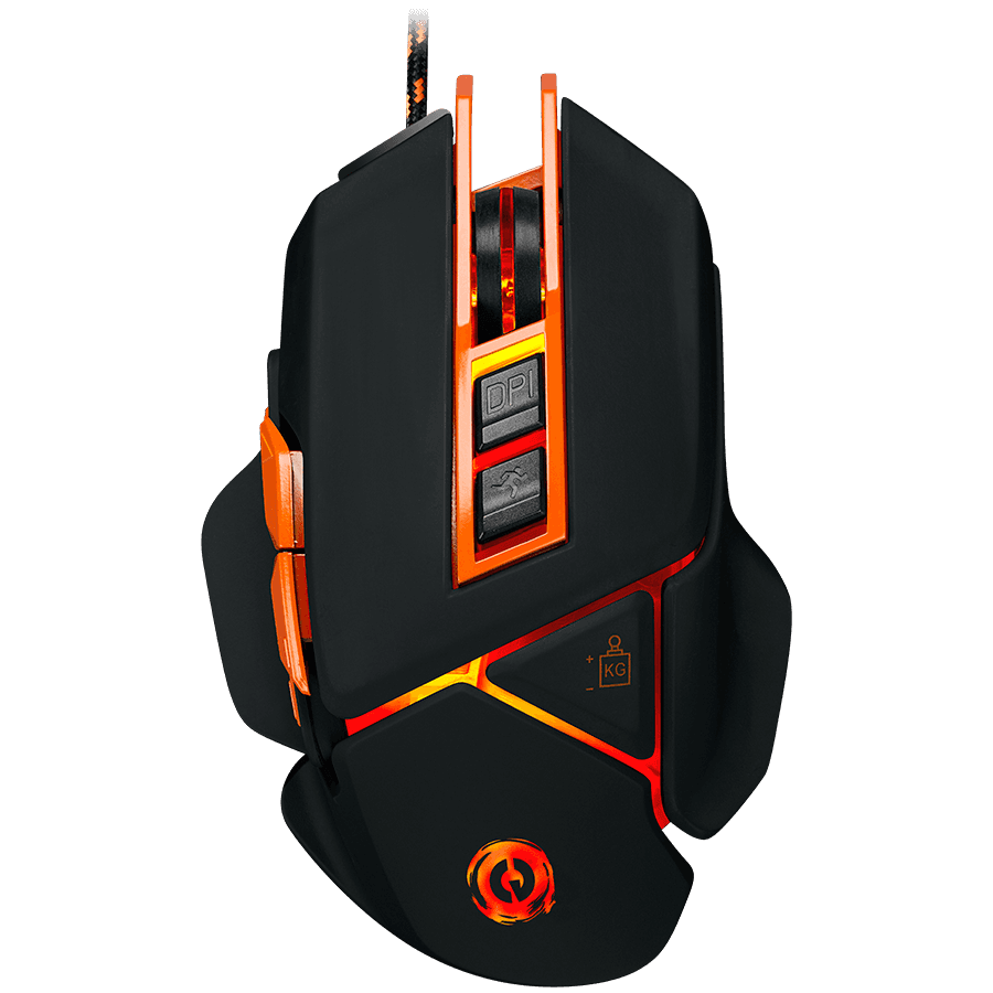 CANYON mouse Hazard GM-6 LED Wired Orange