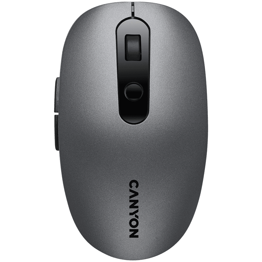 CANYON MW-9, 2 in 1 Wireless optical mouse with 6 buttons, DPI 800/1000/1200/1500, 2 mode(BT/ 2.4GHz), Battery AA*1pcs, , 65.4*112.25*32.3mm, 0.092kg