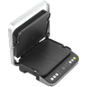 AENO ''Electric Grill EG5: 2000W, 2 heating modes - Lower Grill, Both Grills, 6 preset programs, Defrost, Max opening angle -180°, Temperature regulation, Timer, Removable double-sided plates, Plate size 320*220mm'' image 3