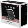 AENO ''Electric Grill EG1: 2000W, 3 heating modes - Upper Grill, Lower Grill, Both Grills Defrost, Max opening angle -180°, Temperature regulation, Timer, Removable double-sided plates, Plate size 320*220mm'' image 7