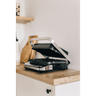 AENO ''Electric Grill EG1: 2000W, 3 heating modes - Upper Grill, Lower Grill, Both Grills Defrost, Max opening angle -180°, Temperature regulation, Timer, Removable double-sided plates, Plate size 320*220mm'' image 10