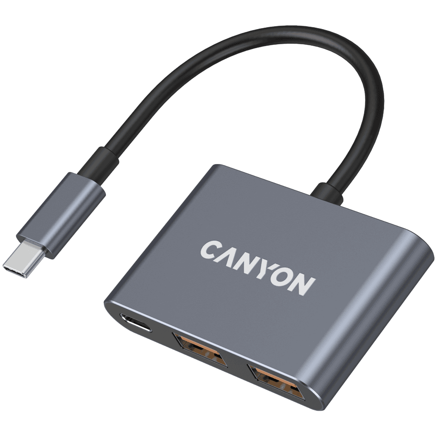CANYON hub DS-3 3in1 USB-C Dark