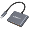 CANYON hub DS-3 3in1 USB-C Dark image 1