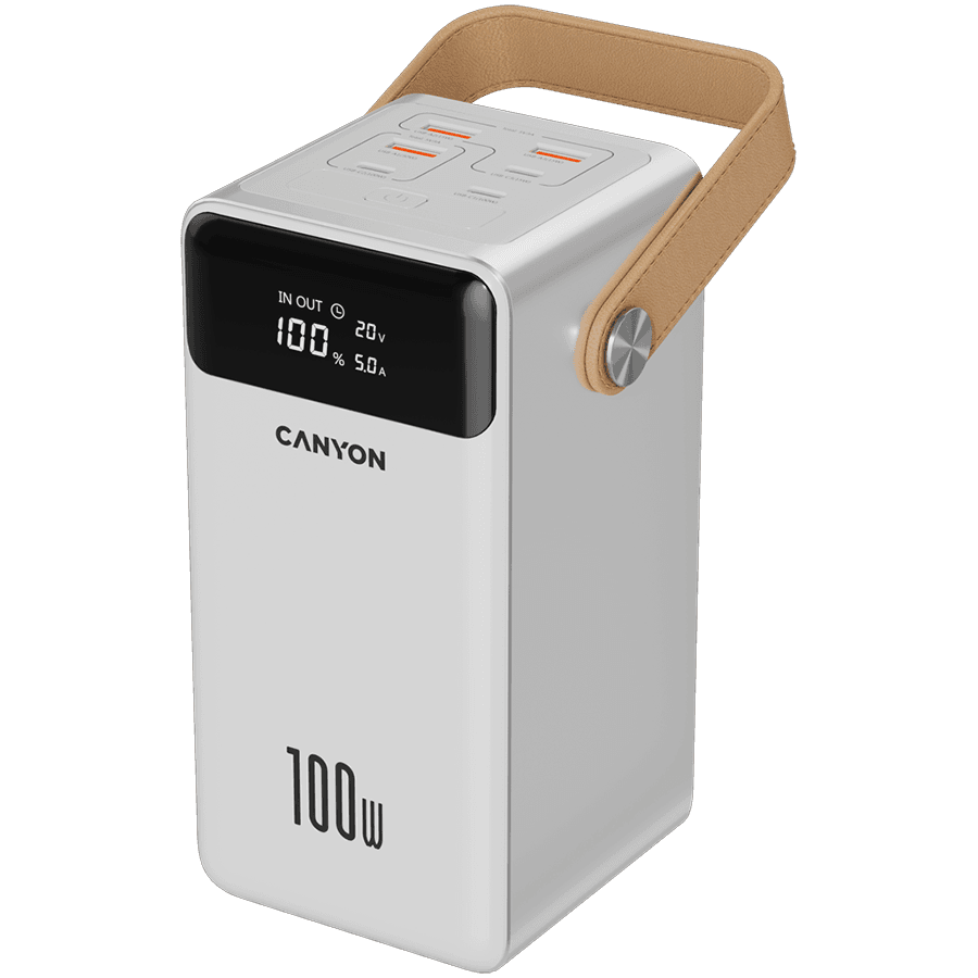 CANYON power bank OnPower 610 metal 60000 mAh PD100W