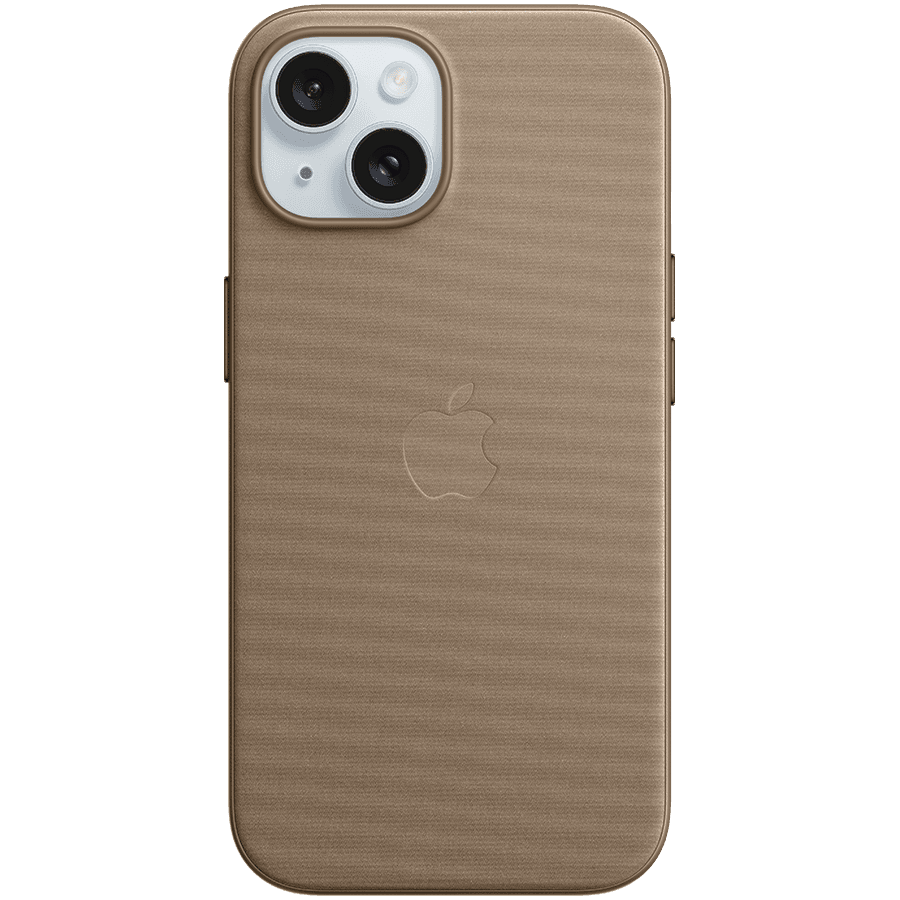 iPhone 15 FineWoven Case with MagSafe - Taupe