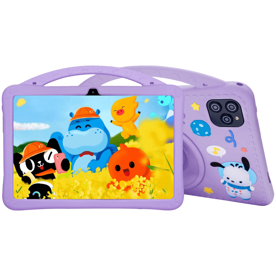 VGKE 10.1" HF IPS Kids Tablet - Mediatek MT6737 CPU, RAM, 32GB Storage, 3G + Wifi, Bluetooth 4.0, Android, Type C - PURPLE