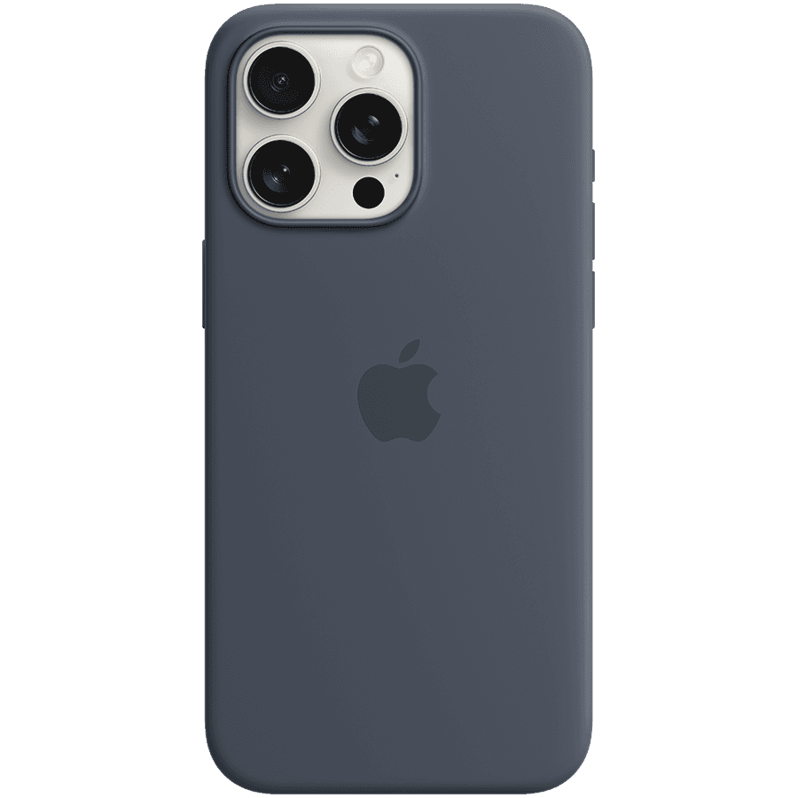 iPhone 15 Pro Max Silicone Case with MagSafe - Storm
