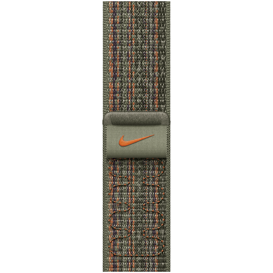 45mm Sequoia/Orange Nike Sport Loop