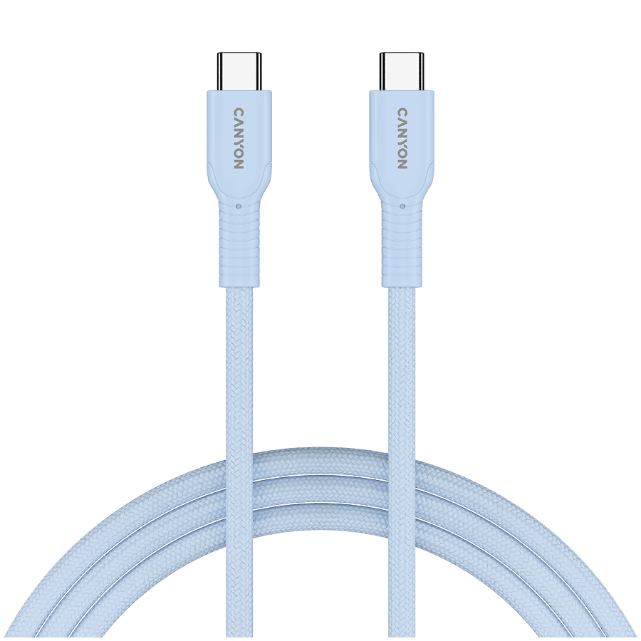 CANYON cable OnWire 60CL C-C 60W COLOR Braided 1m Light