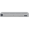Ubiquiti 16-port, Layer 3 Etherlighting switch with 2.5 GbE, PoE++ output, and versatile mounting options, 4x 2.5 GbE PoE++ ports, 12x GbE PoE+ ports, 2x 10G SFP+ ports, 180W total PoE availability image 1