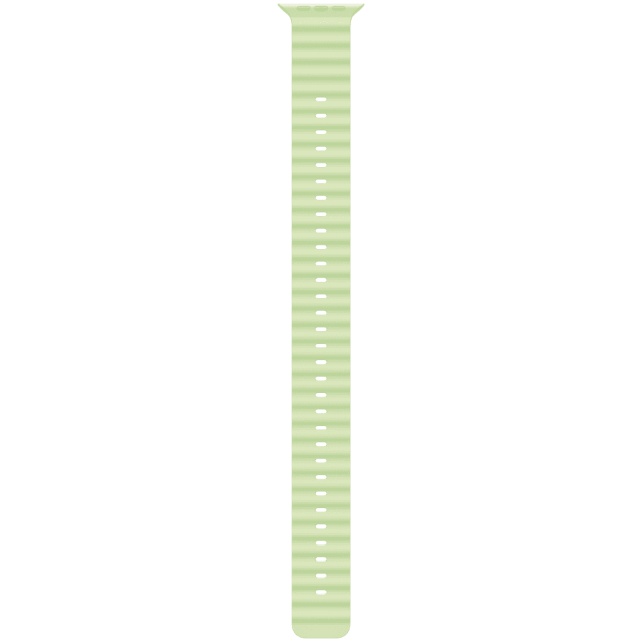 49mm Neon Green Ocean Band Extension - Finish