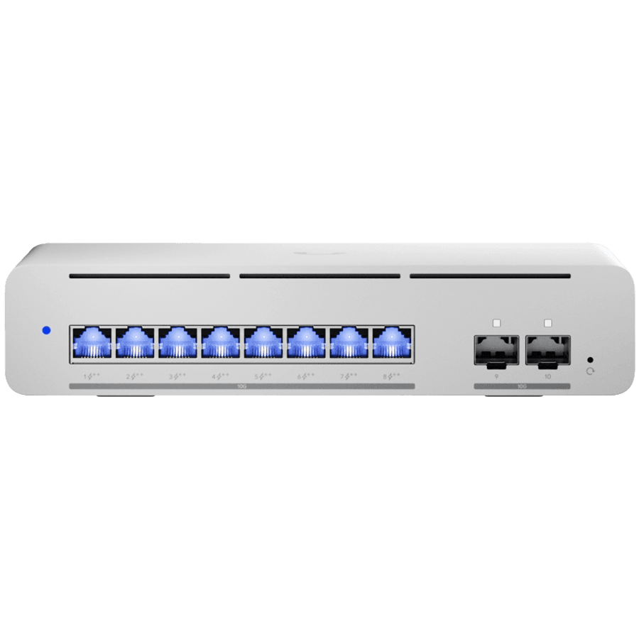 Ubiquiti Layer 3 Etherlighting USW-Pro-XG-8-PoE-EU (8) 10 GbE and (2) 10G SFP+ ports