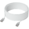 Ubiquiti UniFi UACC-Cable-Patch-EL-C6A-8M-W Premium Patch Cable Ultra-thin braided, designed and optimized for 10 GbE networking, RJ45 image 1