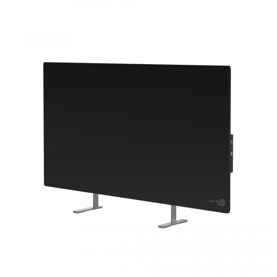 AENO Premium Eco Smart Heater, 700W, Tempered glass, Infrared+convection heating type, Led display Plug type: SOUTH AFRICA (M type), BLACKManufacturer: AENO
