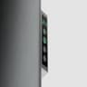 AENO Premium Eco Smart Heater, 700W, LED display, Tempered glass, Infrared+convection heating type, Plug type: South Africa (M type), Grey, Manufacturer: AENO image 5