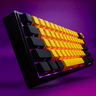 LORGAR KBP70MW, Wireless 65% Mechanical Gaming Keyboard Pro, /yellow, EN layout image 12
