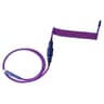Keychron Premium Coiled Aviator USB Cable | Type-C + USB-A Adapter | Detachable Aviator Connector | 108 cm image 2