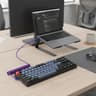 Keychron Premium Coiled Aviator USB Cable | Type-C + USB-A Adapter | Detachable Aviator Connector | 108 cm image 5