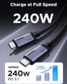 UGREEN USB4 Gen4 240W USB-C to USB-C Cable () image 3