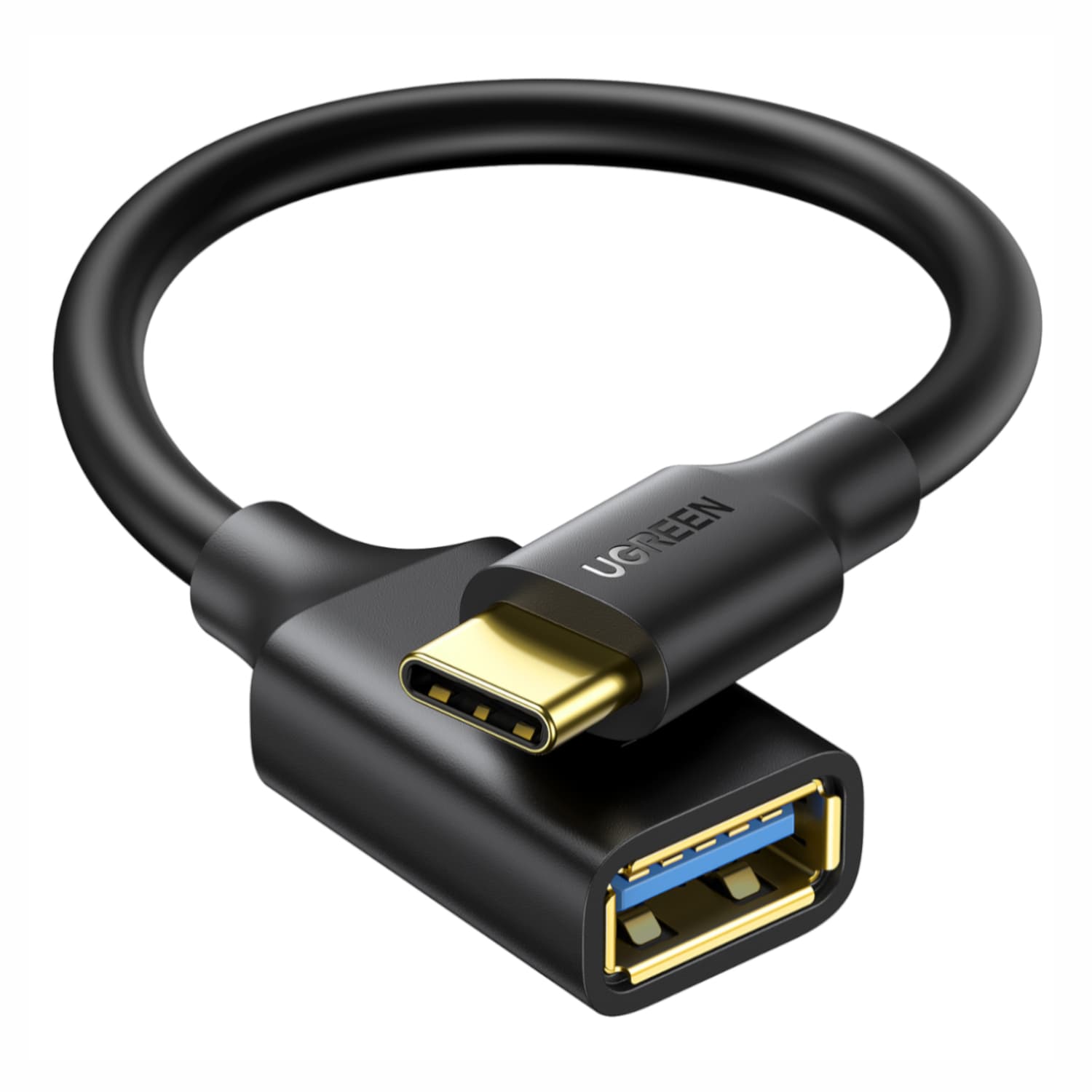 UGREEN Type-C to USB-A Adapter (Male to Female, 15cm)