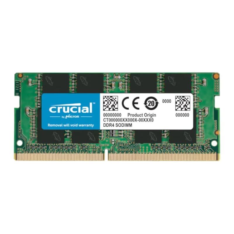 Crucial 3200MHz DDR4 Single Rank SODIMM Notebook Memory