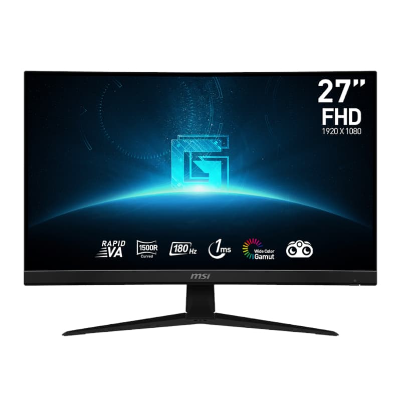 MSI G27C4 E3 27" Gaming Monitor 1920 x 1080 (FHD) VA 170Hz FreeSync Premium HDMI Displayport Tilt