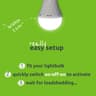Gizzu Everglow Rechargeable Warm Emergency Downlight Bulb image 5
