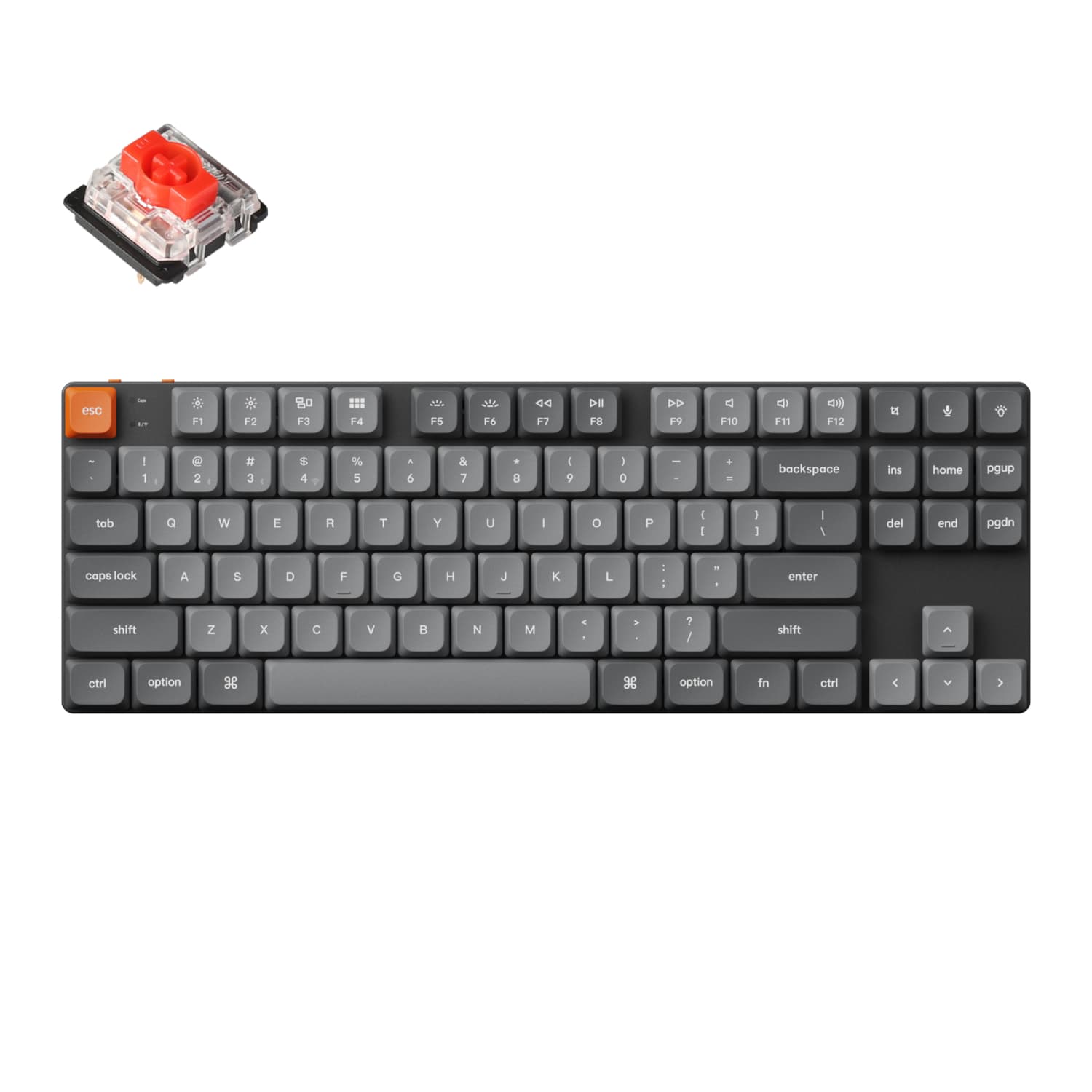 Keychron K1 Max QMK/VIA 80% Wireless Custom Mechanical Keyboard | Switches