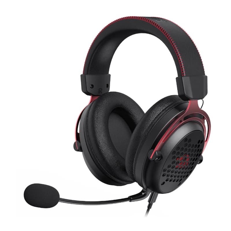 REDRAGON Over-Ear DIOMEDES Honeycomb 3.5mm AUX Gaming Headset