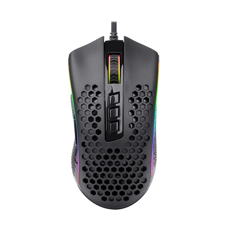REDRAGON STORM 12400DPI 7 Buttons|Ergonomic Design|P3327 Optical Sensor|Lightweight Body|RGB Backlit gaming Mouse