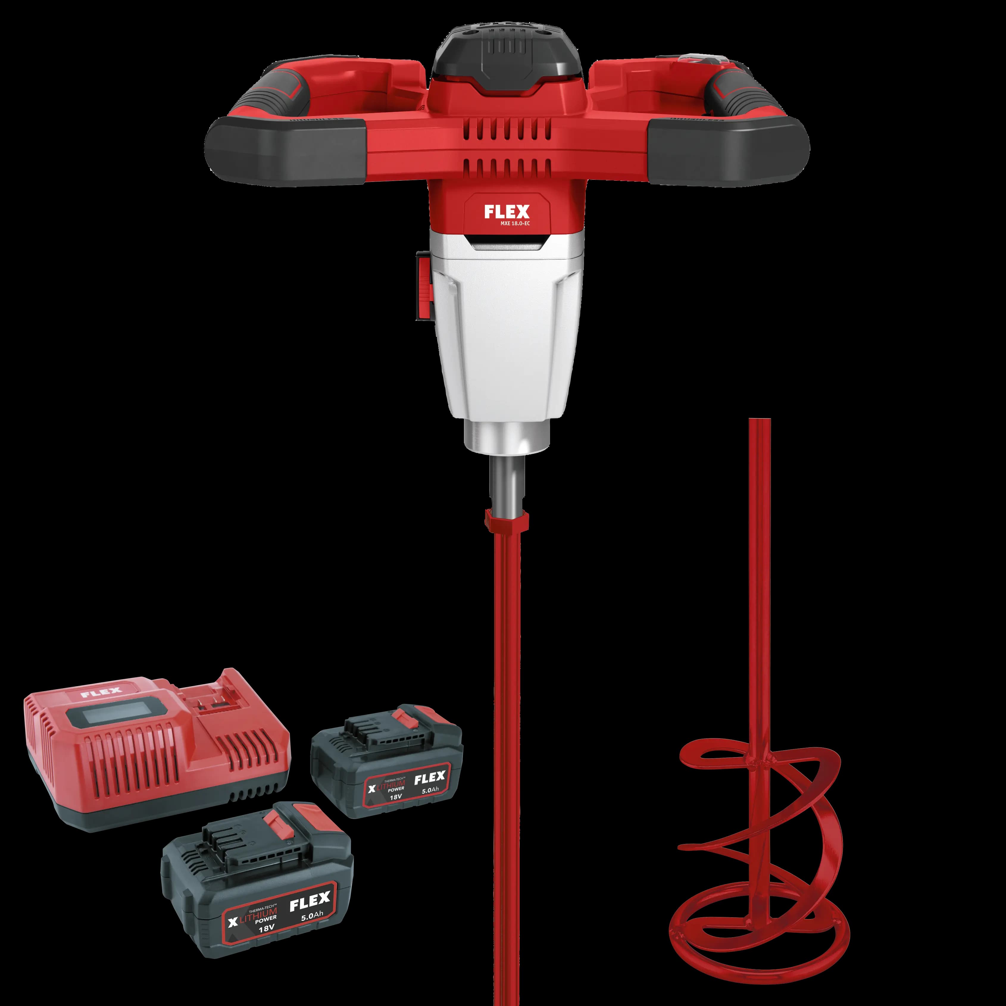 MXE 18.0-EC/5.0 Set + HP2 120 Cordless mixer set 18.0 V