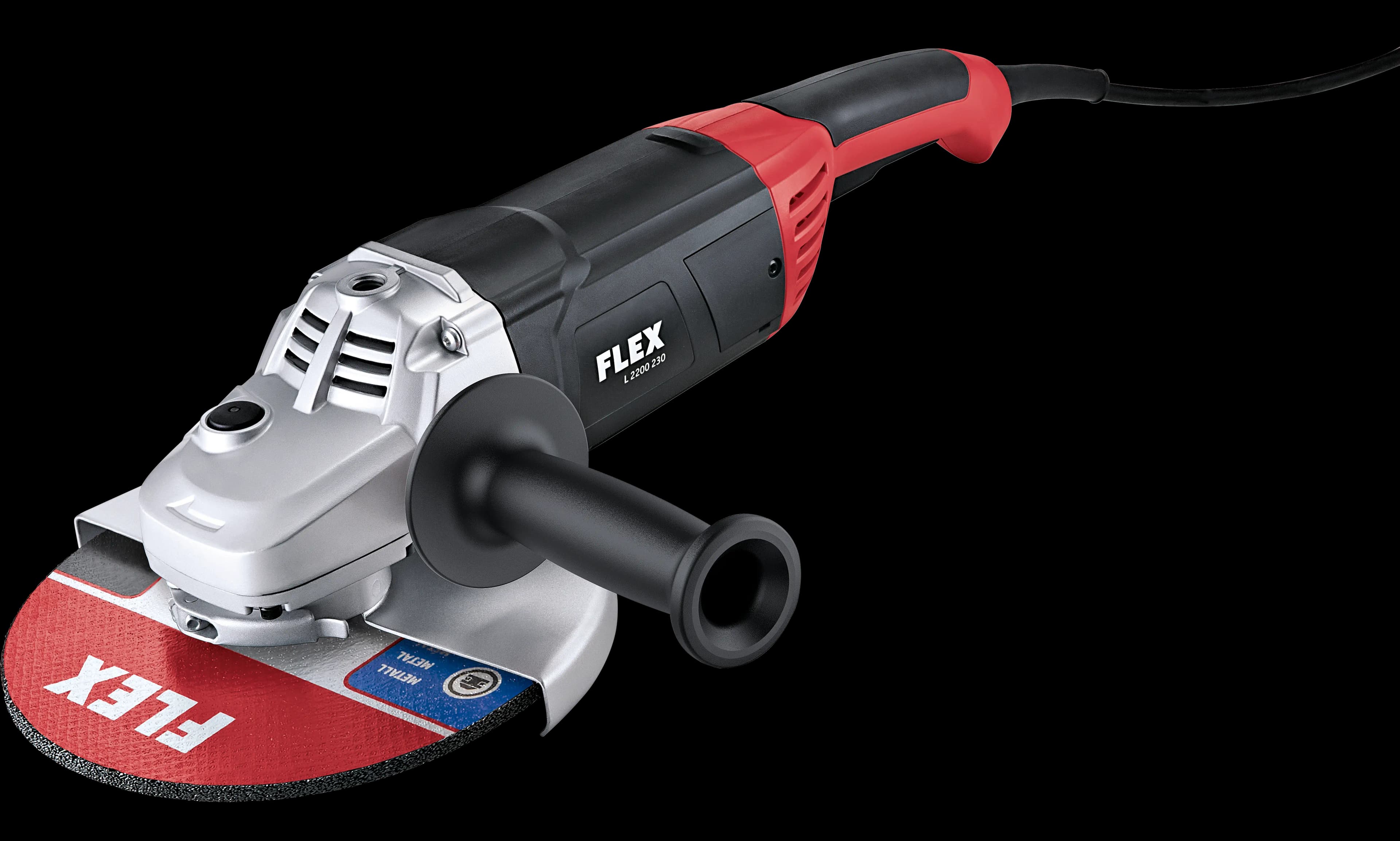 2200 Large Angle Grinder, reatrts protection, soft satrt, durable motor& gear box housing