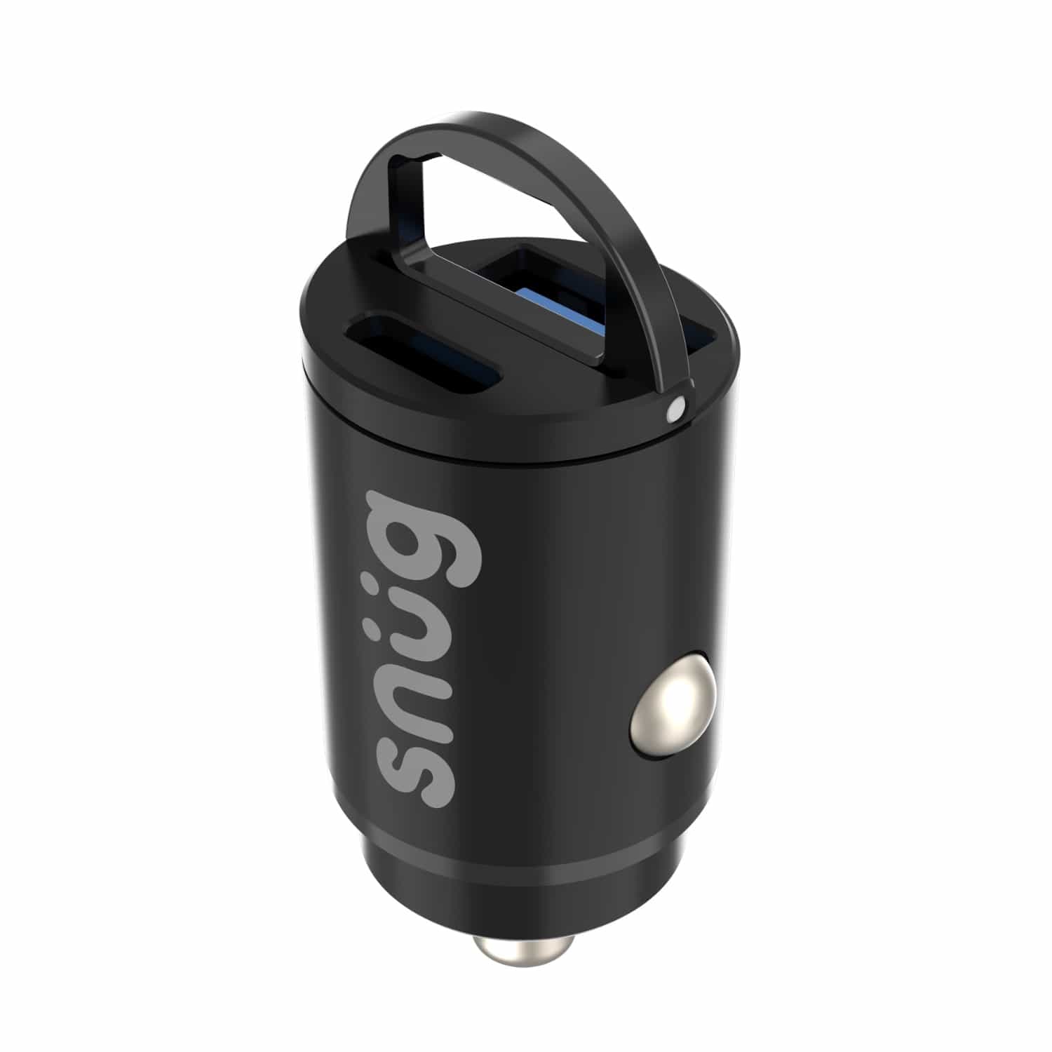 Snug Dual Port Mini Car Charger PD/USB 30W