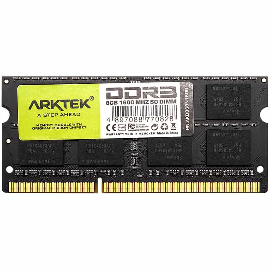 Arktek Memory DDR3 PC-1600 SO-DIMM RAM Module for Notebook