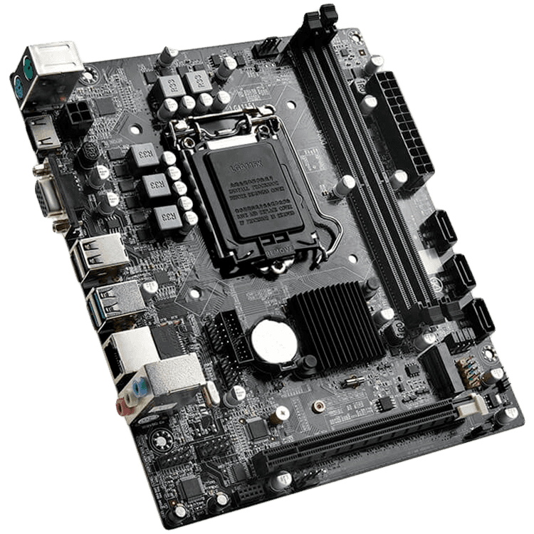 Arktek Intel H310 Chipset, Socket LGA1151, Dual Channel DDR4 2400/2666/3200, Integrated Graphics, 2 x DDR4 Slots, Realtek 10/100/1000 LAN, Realtek Audio, 3 x SATA Ports, 1 x M.2 slot, PCI Express x16 Slot, Micro-ATX, 2 x USB2.0, 1 x USB3.0