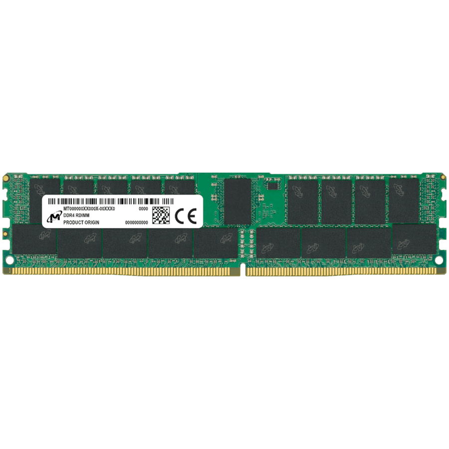Micron DDR4 RDIMM 2Rx4 3200 CL22 (16Gbit) (Single Pack)