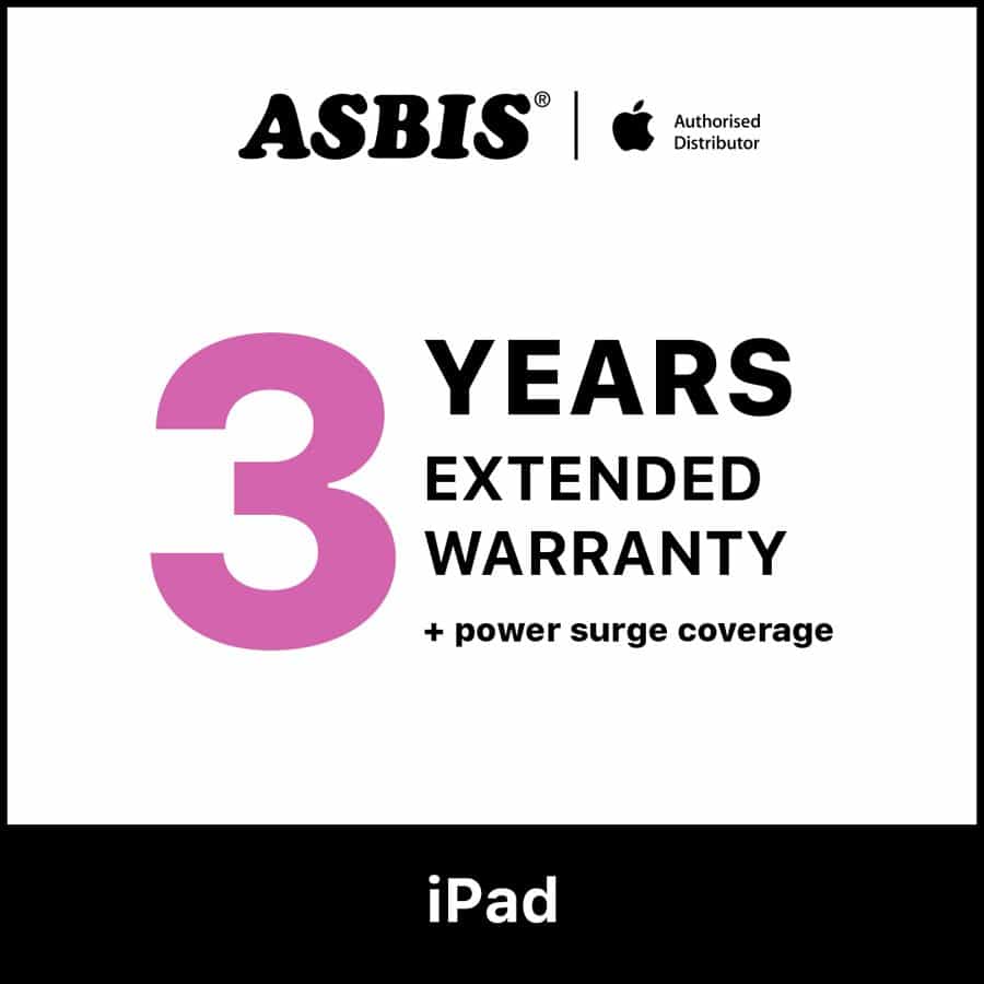 Additional 3-year warranty + power surge coverage for iPAD PRO11