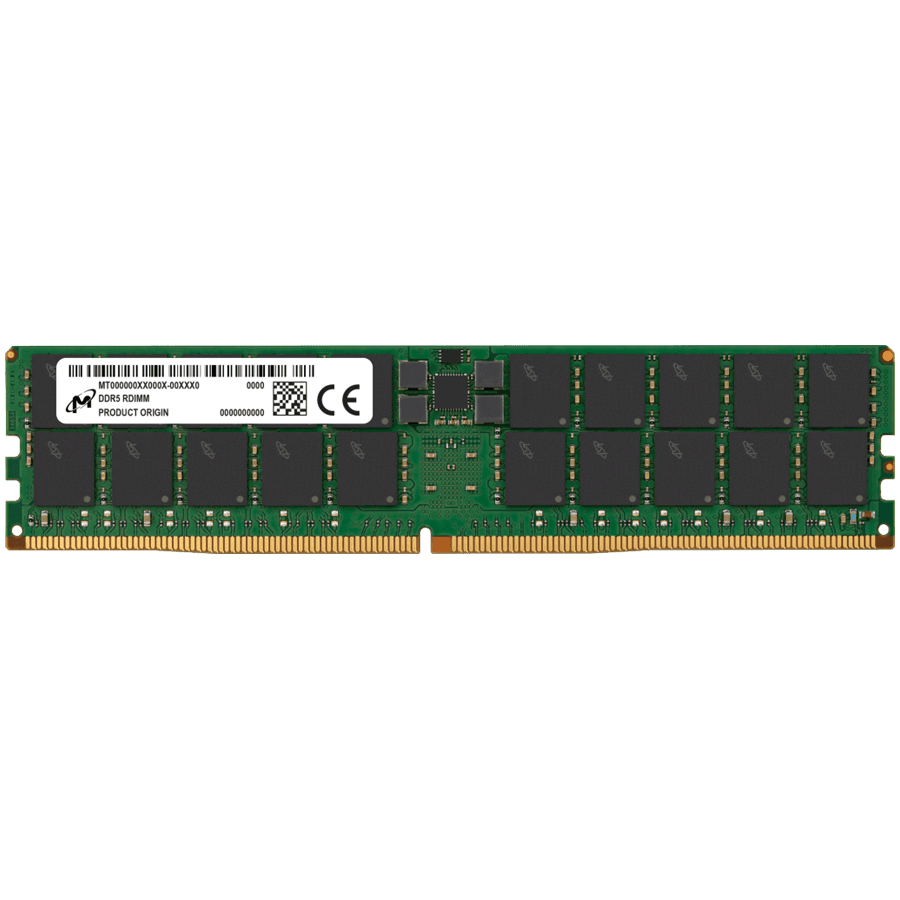 Micron DDR5 RDIMM 2Rx4 5600 CL46 (32Gbit) (Single Pack)