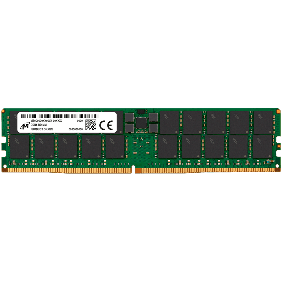 Micron DDR5 RDIMM 1Rx8 5600MHz CL46 (16Gbit) (Single Pack)