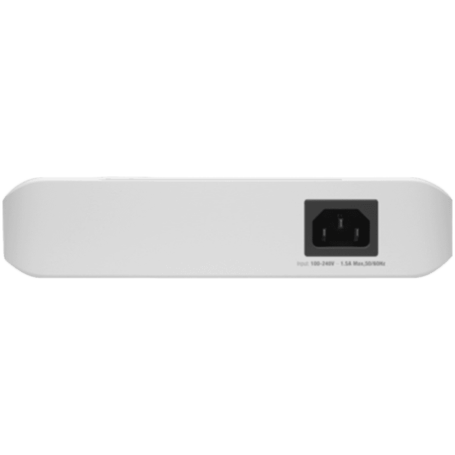 UBIQUITI Lite 16 PoE; (8) GbE PoE+, (8) GbE ports; 45W total PoE availability; Wall mountable.