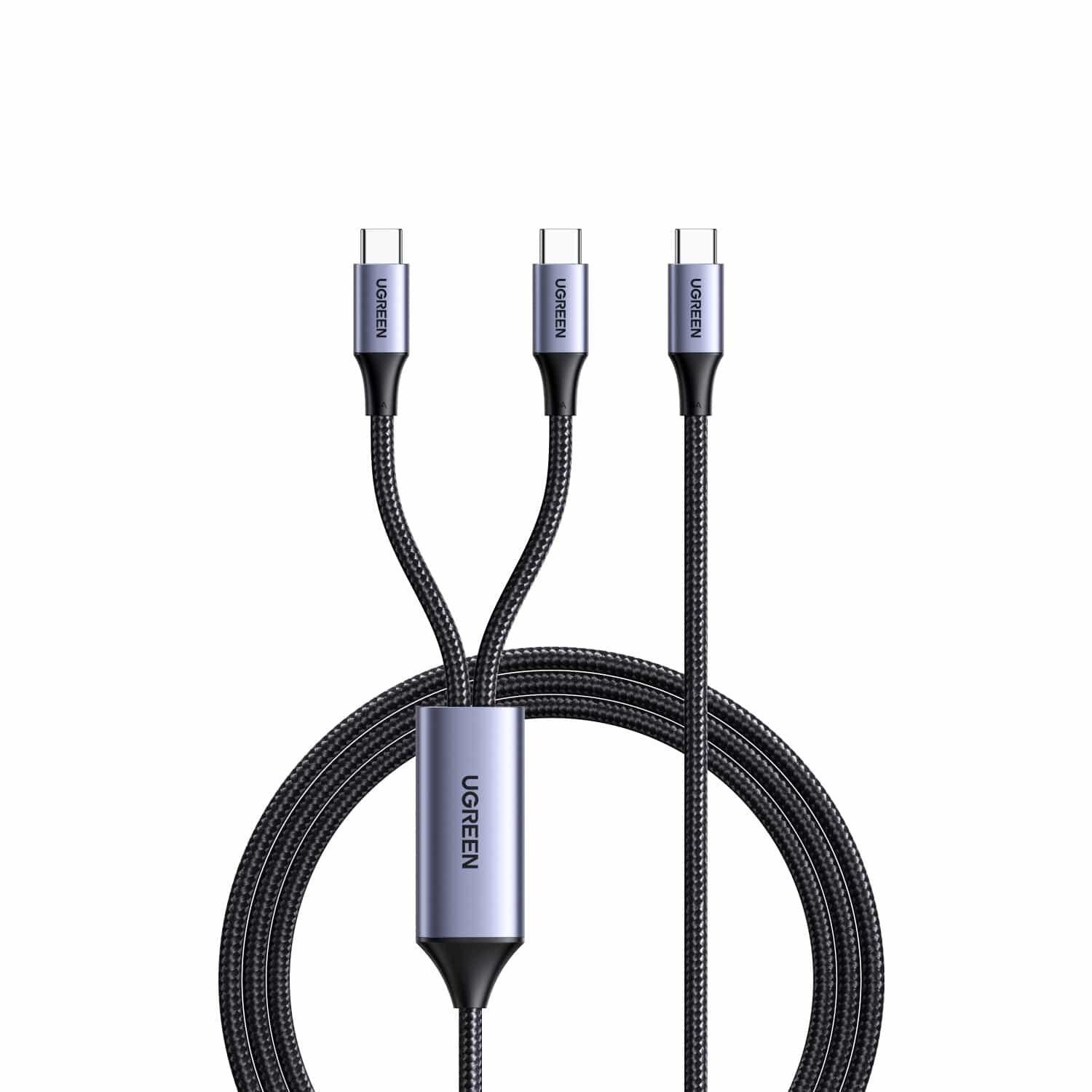UGREEN Dual Type-C To Type-C Braided Cable 100W 1.5 Metre