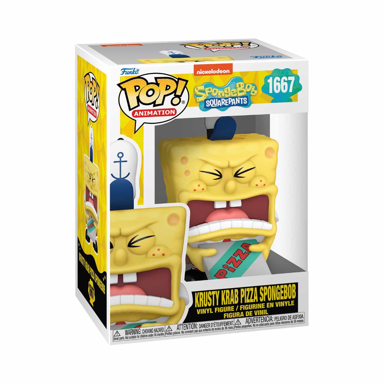 Funko Pop! Animation: SpongeBob SquarePants - Krusty Krab Pizza Spongebob