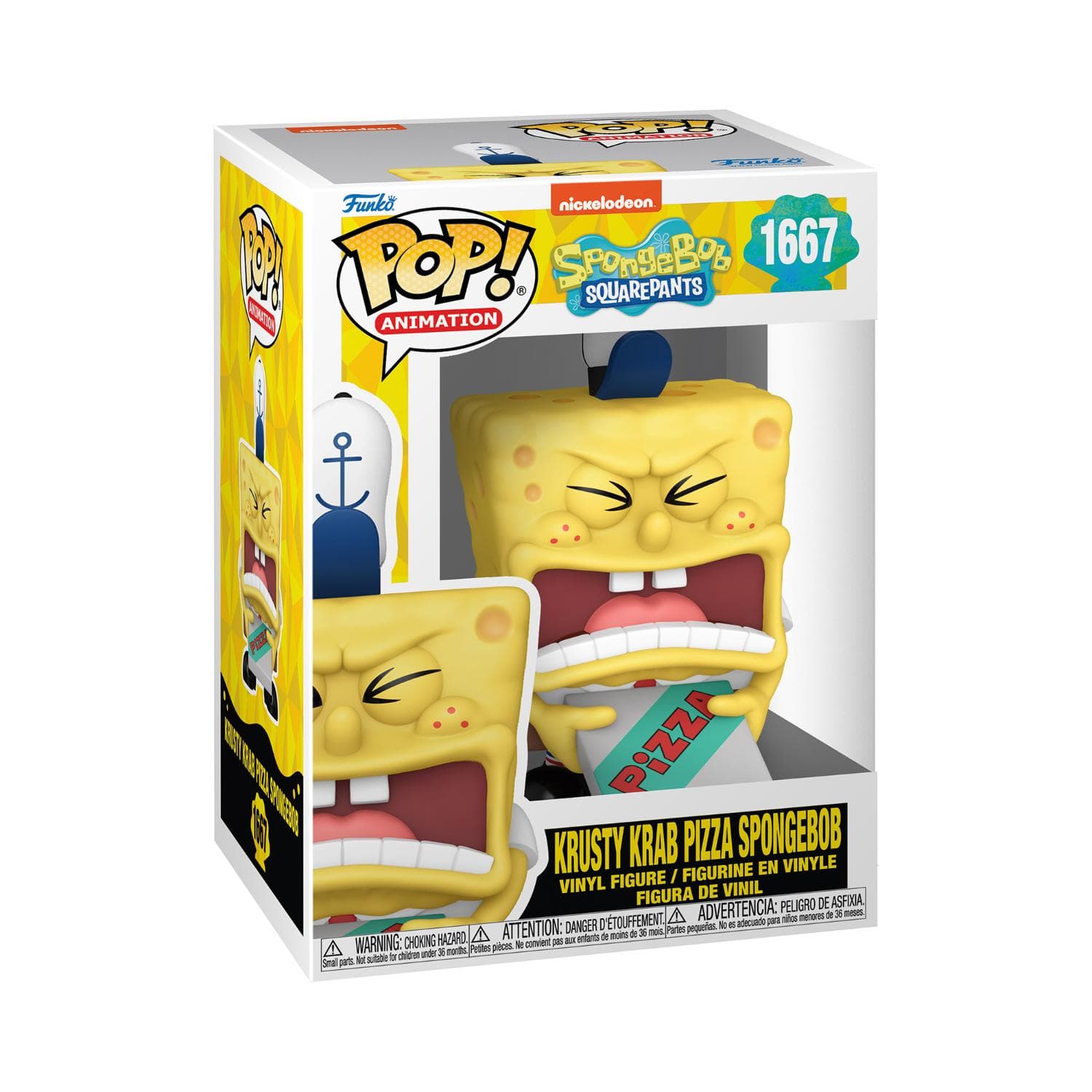 Funko Pop! Animation: SpongeBob SquarePants - Krusty Krab Pizza Spongebob