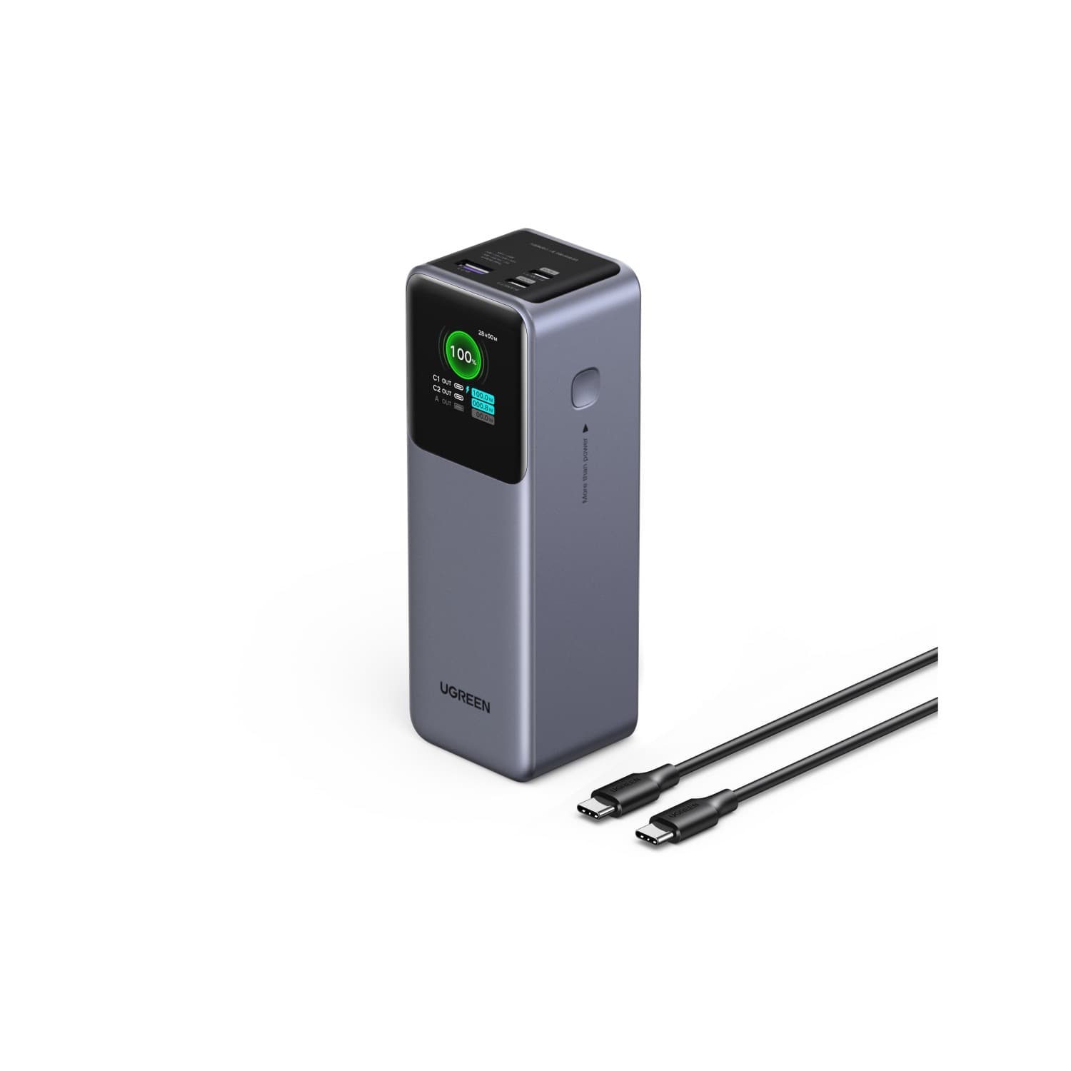 UGREEN Nexode Power Bank 20000mAh 130W - Grey