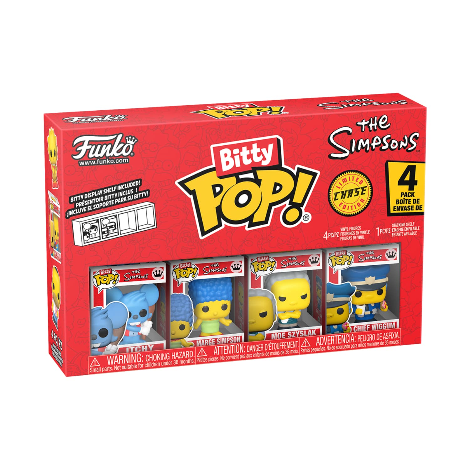 Funko Bitty Pop!: The Simpsons - Series 2 4 Pack