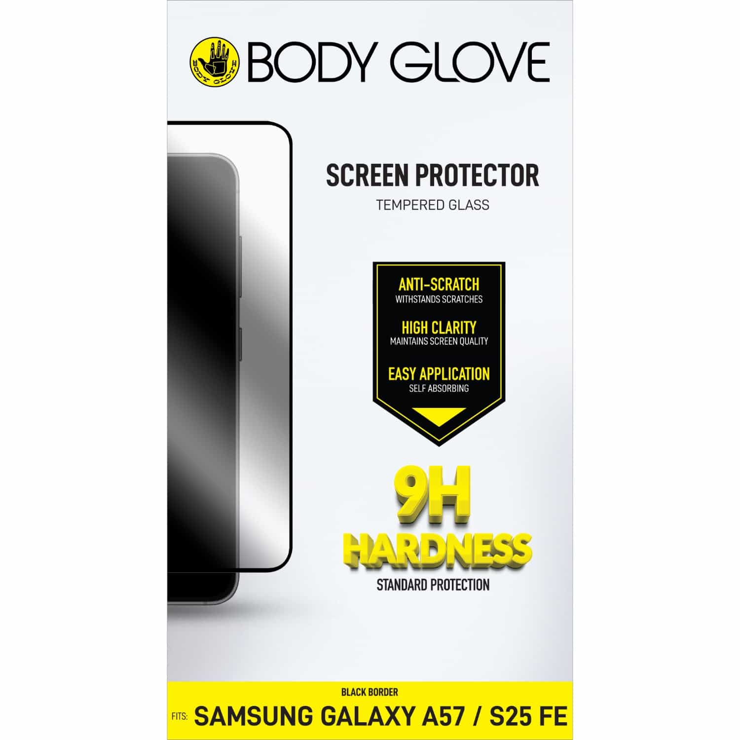 Body Glove Tempered Glass Screen Protector - Samsung Galaxy A57 / Galaxy S25FE
