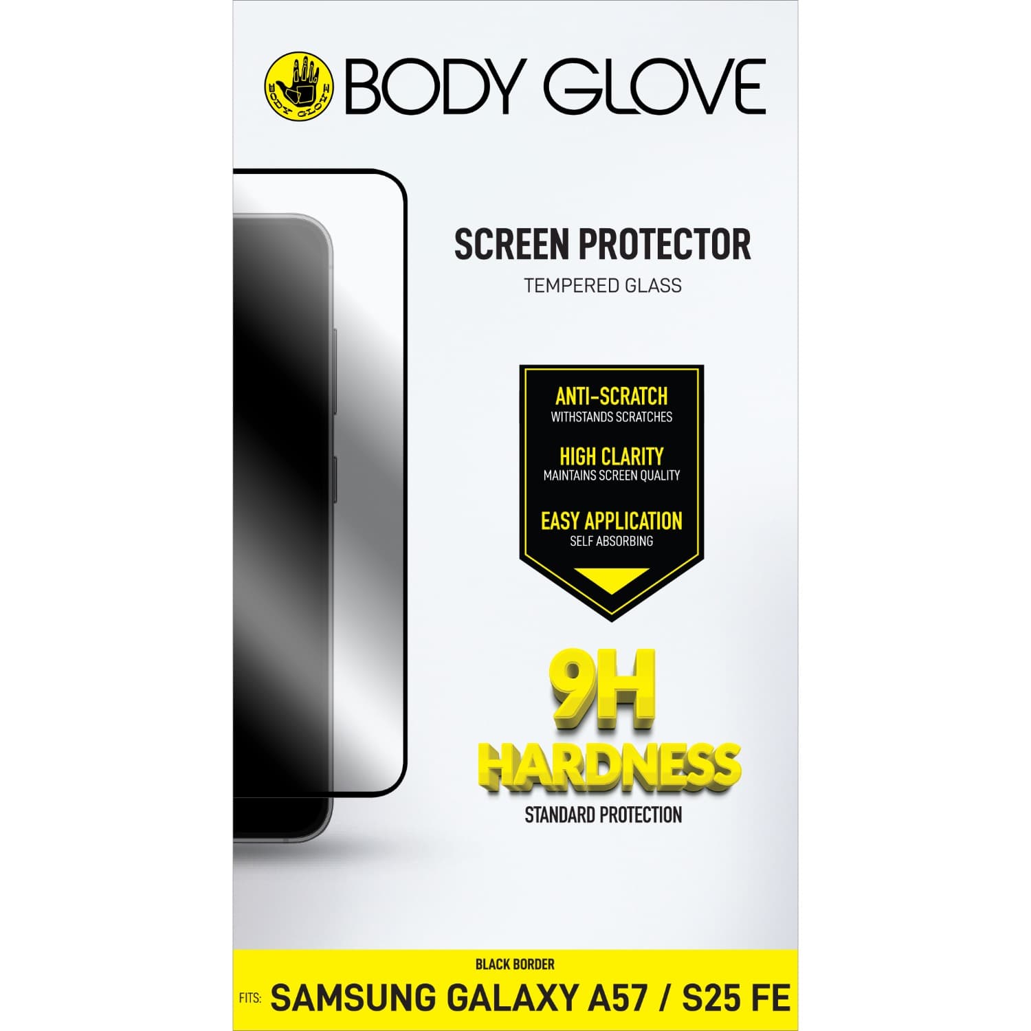 Body Glove Tempered Glass Screen Protector - Samsung Galaxy A57 / Galaxy S25FE