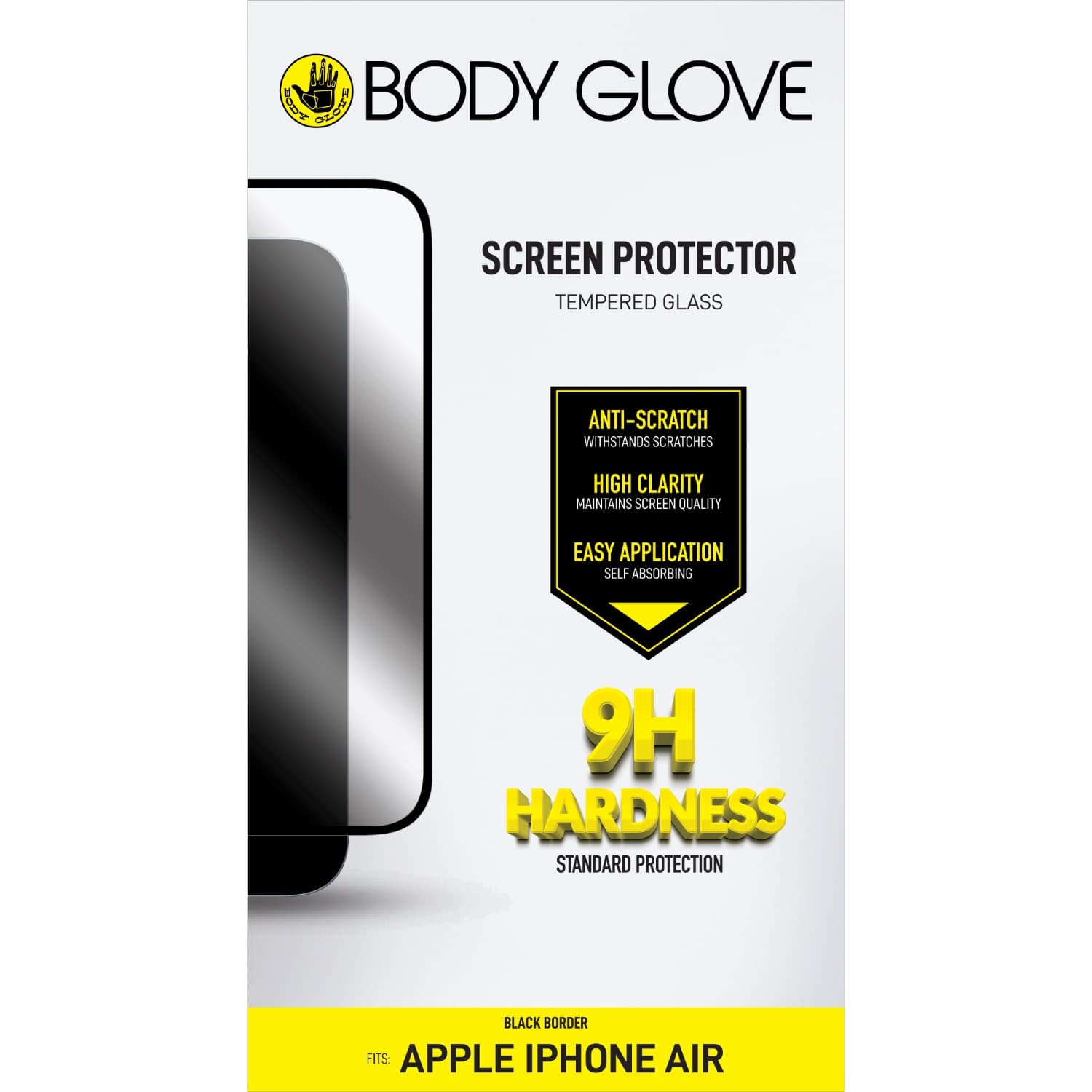 Body Glove Tempered Glass Screen Protector - Apple iPhone Air