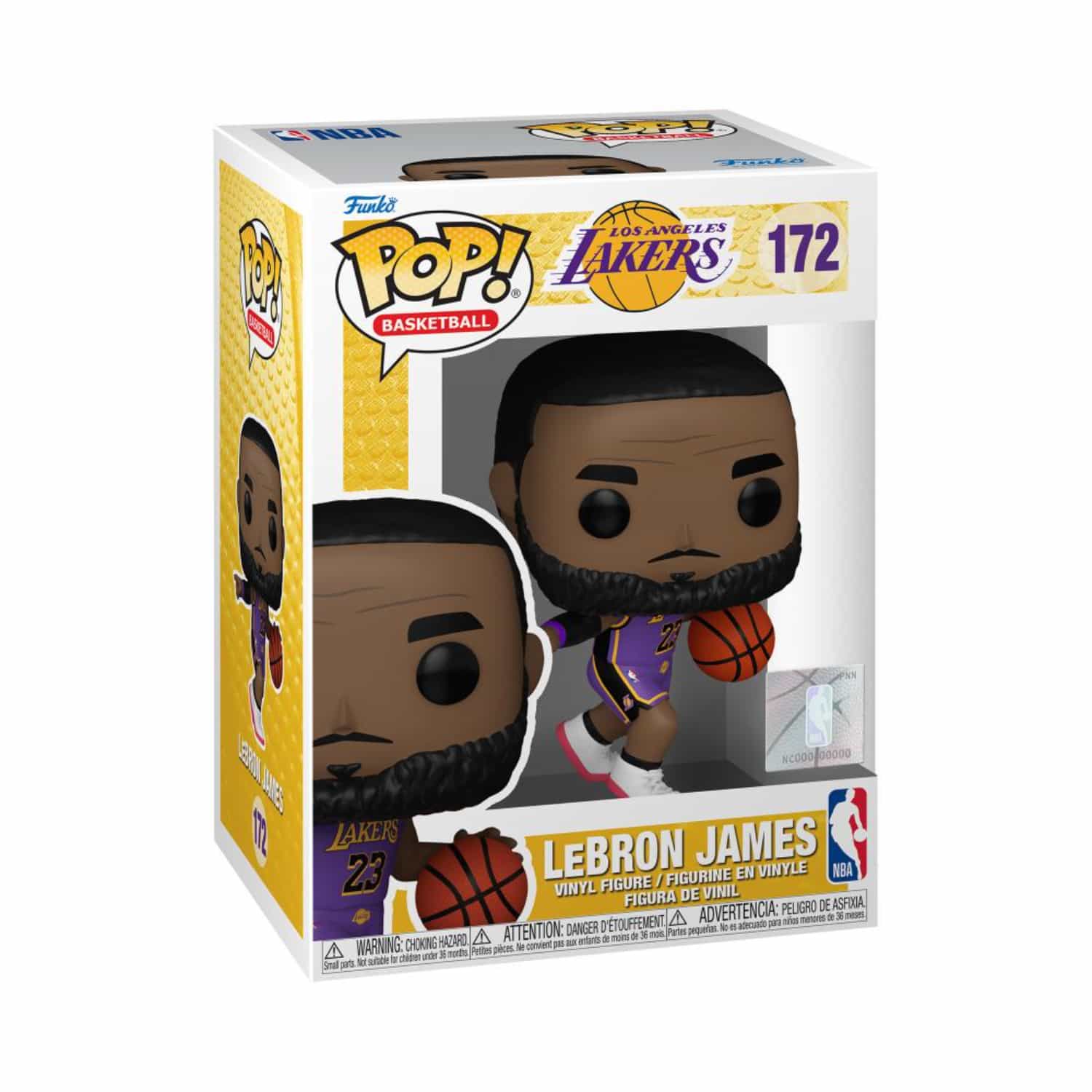 Funko Pop! Basketball: Los Angeles Lakers - Lebron James Pointing ( Jersey)