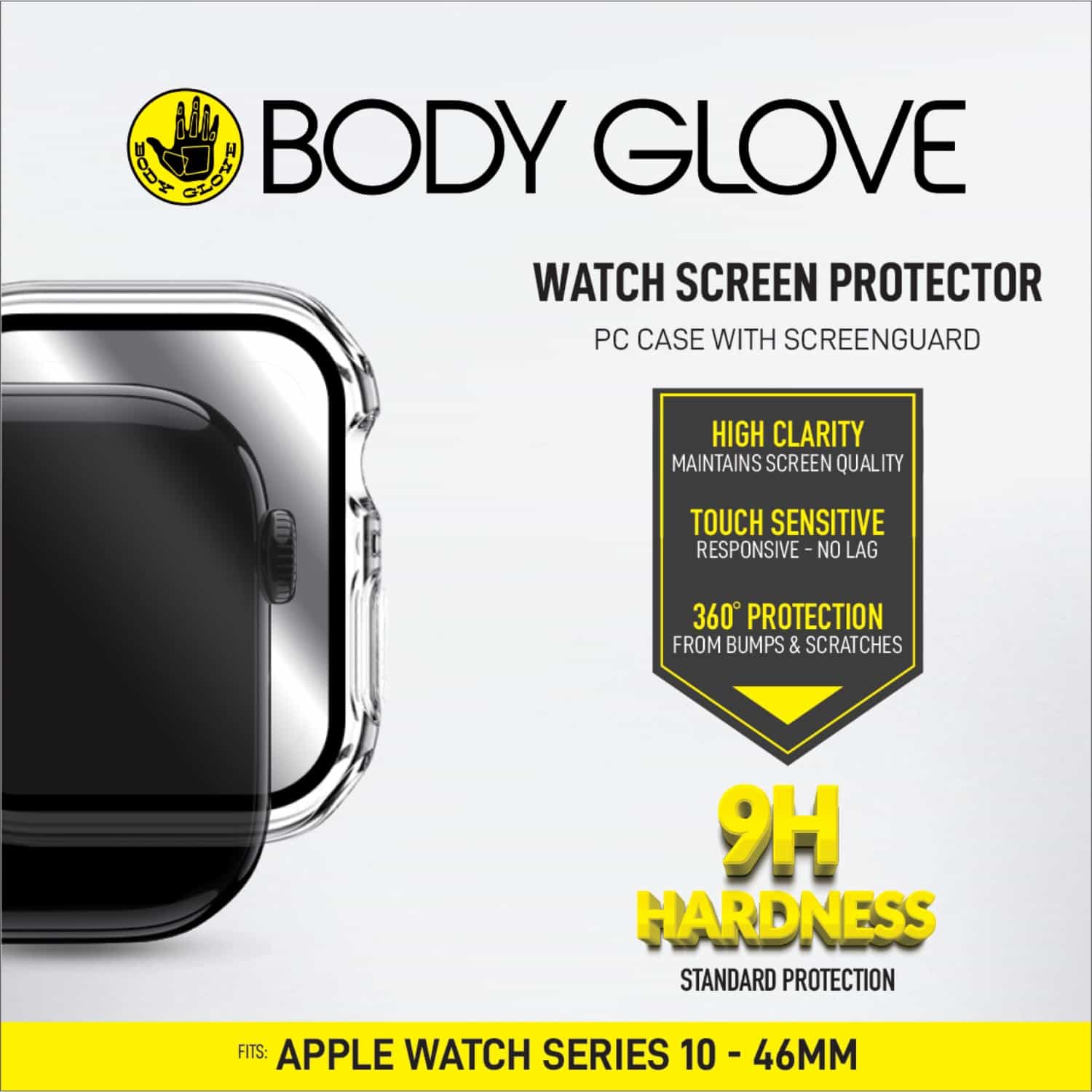 Body Glove PC Case With Screenguard - Apple Watch 10 46mm
